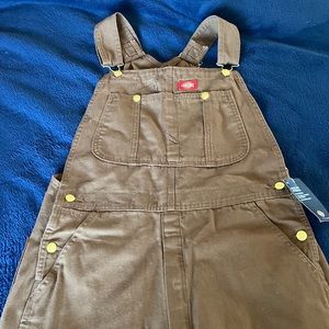 Dickies Brown overalls, NWT 32x30
